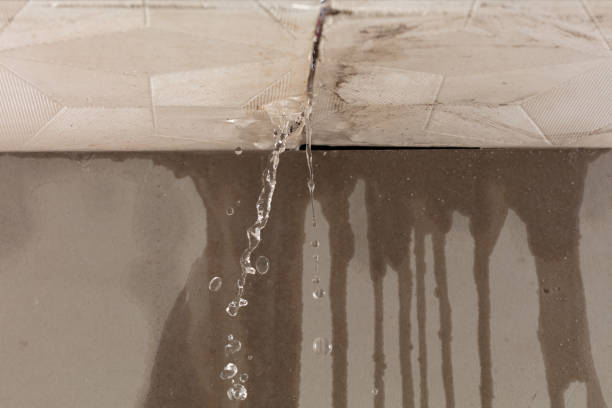 Professional Sewage Cleanup technician working in Forestdale, RI